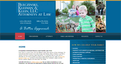 Desktop Screenshot of bkklaw.com