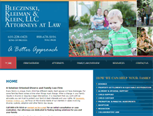 Tablet Screenshot of bkklaw.com